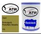 Preview: Opel, Brokatgelb Perleffekt Metallic, YN: 500ml Lackdose, von ATW Autoteile West.